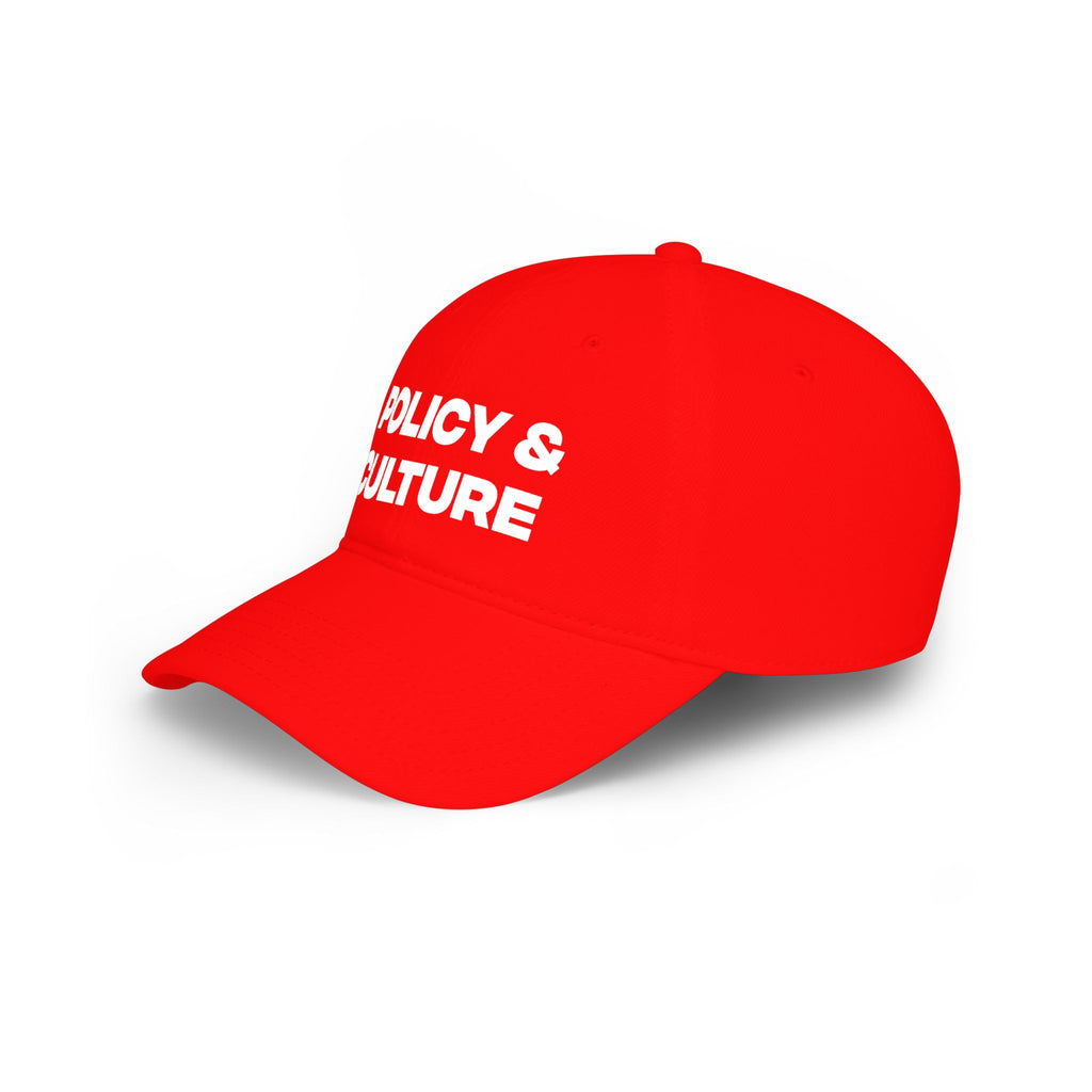 Policy & Culture Low Profile Baseball Cap