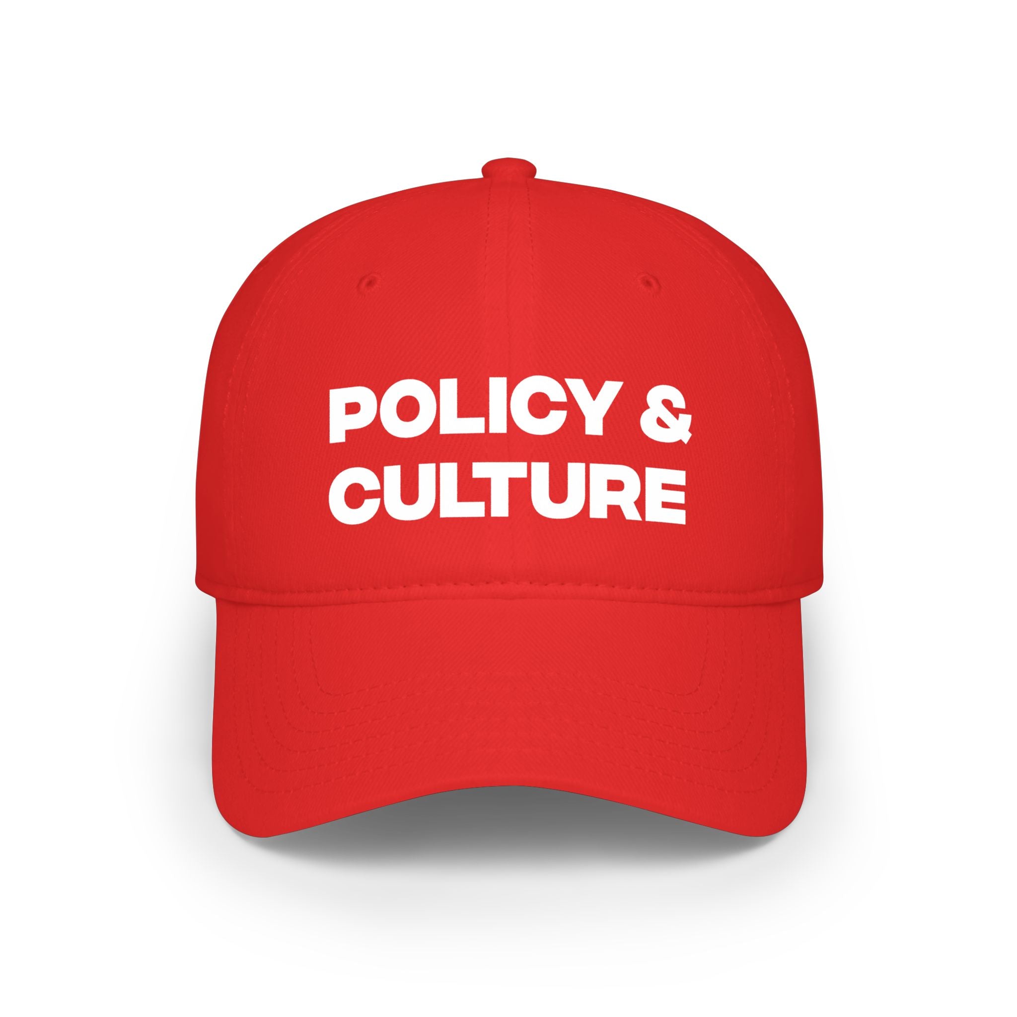Policy & Culture Low Profile Baseball Cap